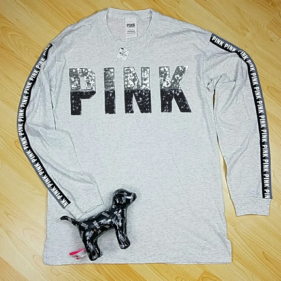 PINK Victoria's Secret Tops - Pink Victoria's Secret Bling Shirt NWT